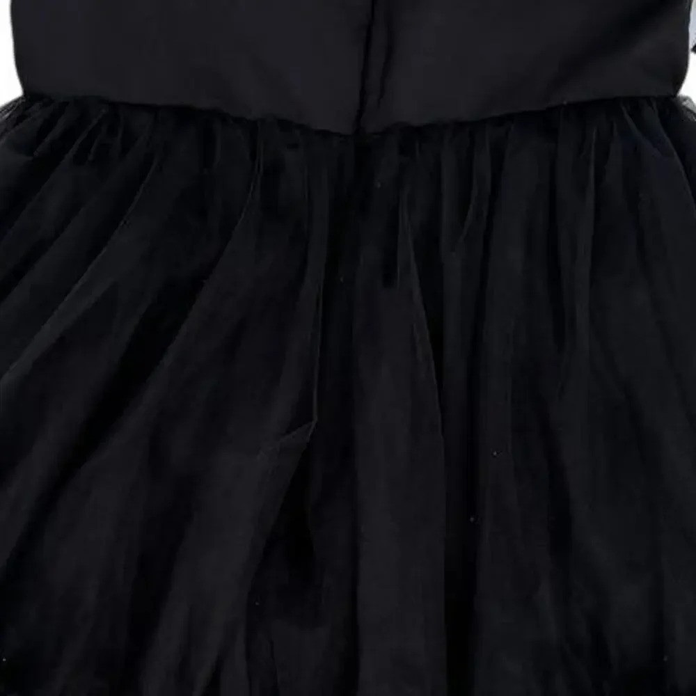 NWT Katie May Elle Mini Dress Black Tuile Puff Strapless Size Large - Picture 15 of 15